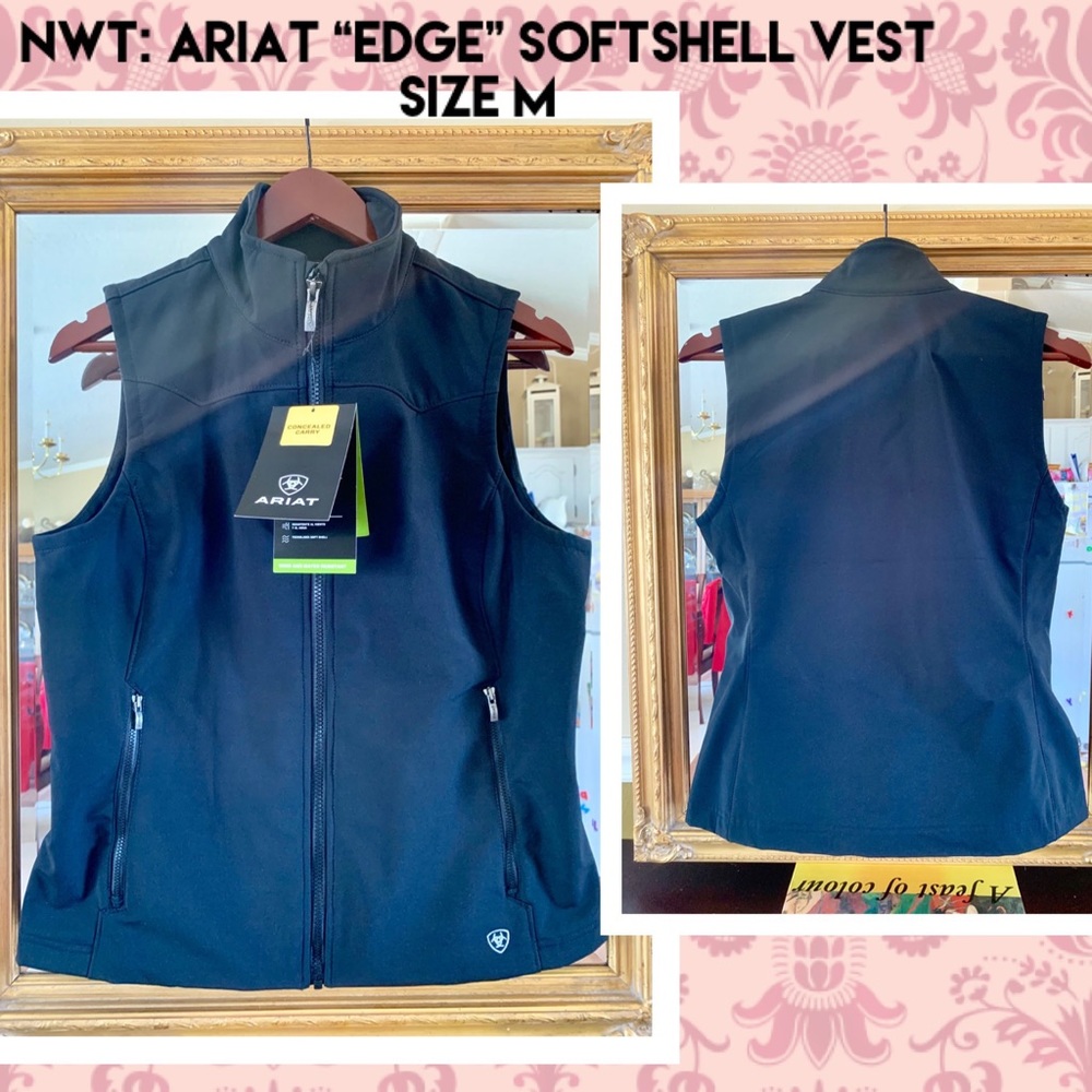 NWT: ARIAT “Edge” Softshell C. Carry Vest / Size M